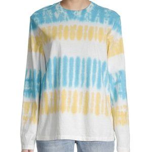 Re/Done Long Sleeve Tie Dye Tee size M